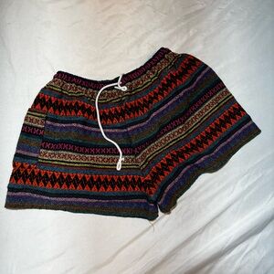 Aztec print shorts